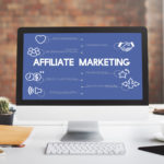affiliate marketing screen on computer